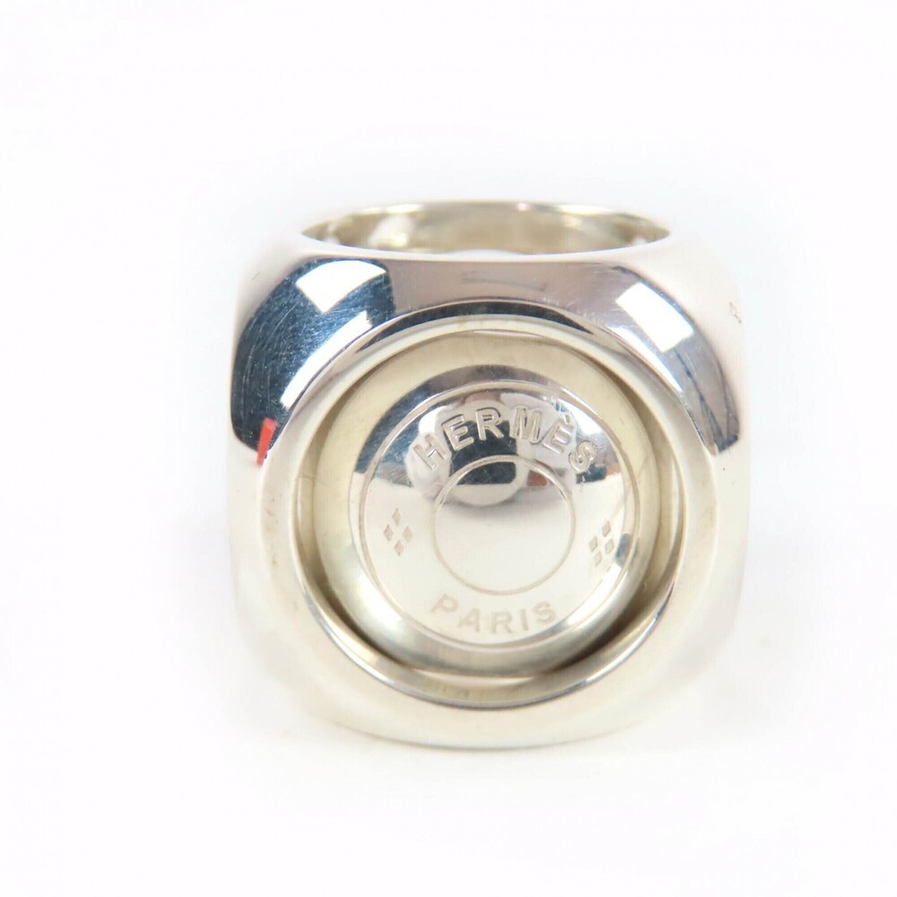 HERMES Vintage Silver Ring